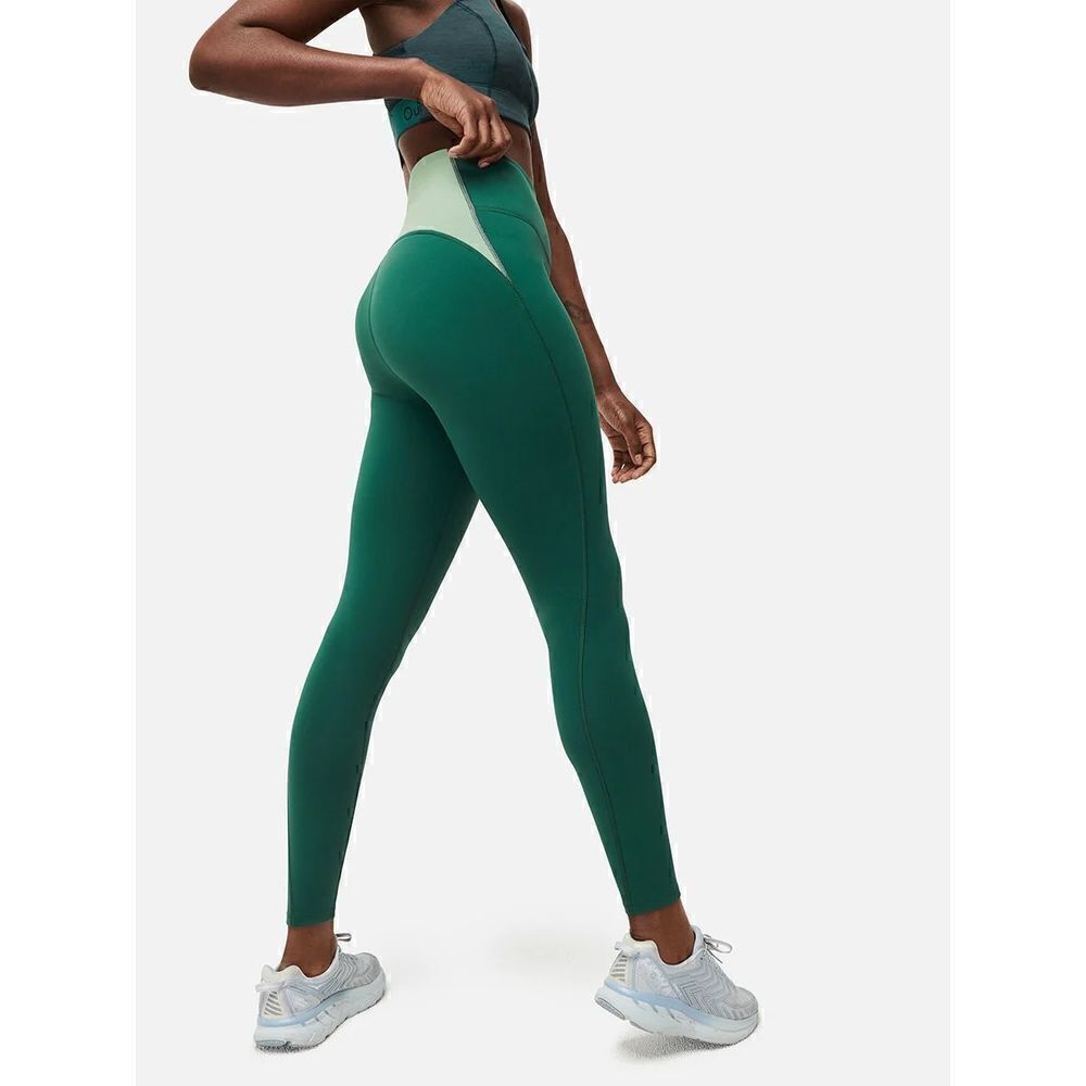 Outdoor Voices Frostknit 7/8 Cold Weather Legging Green High Rise Waist size L